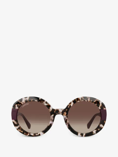 Lancel lunettes de soleil à monture ronde