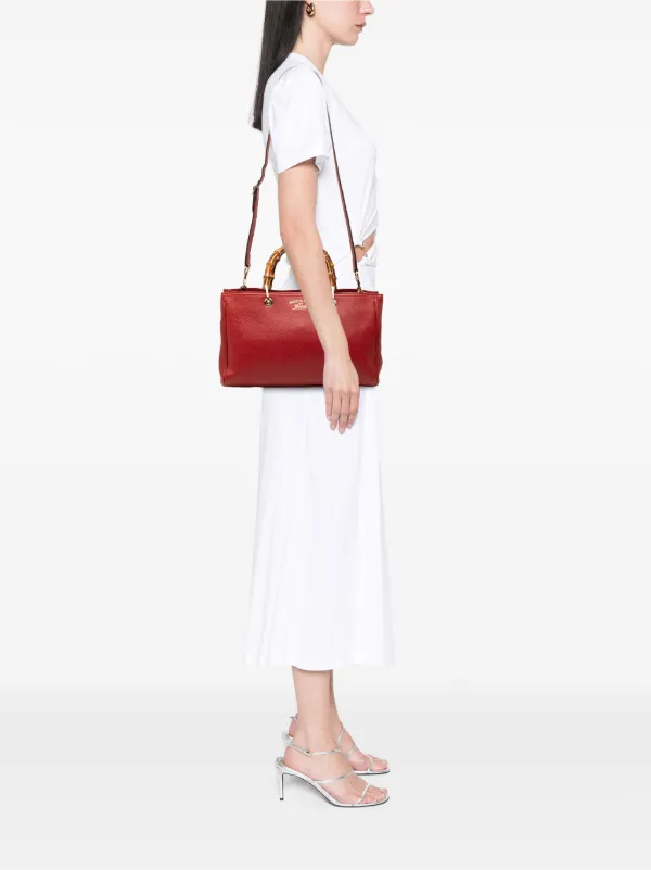 GUCCI バッグ Gucci Pre-Owned 2016-2026 ミディアム カーフスキン バンブー