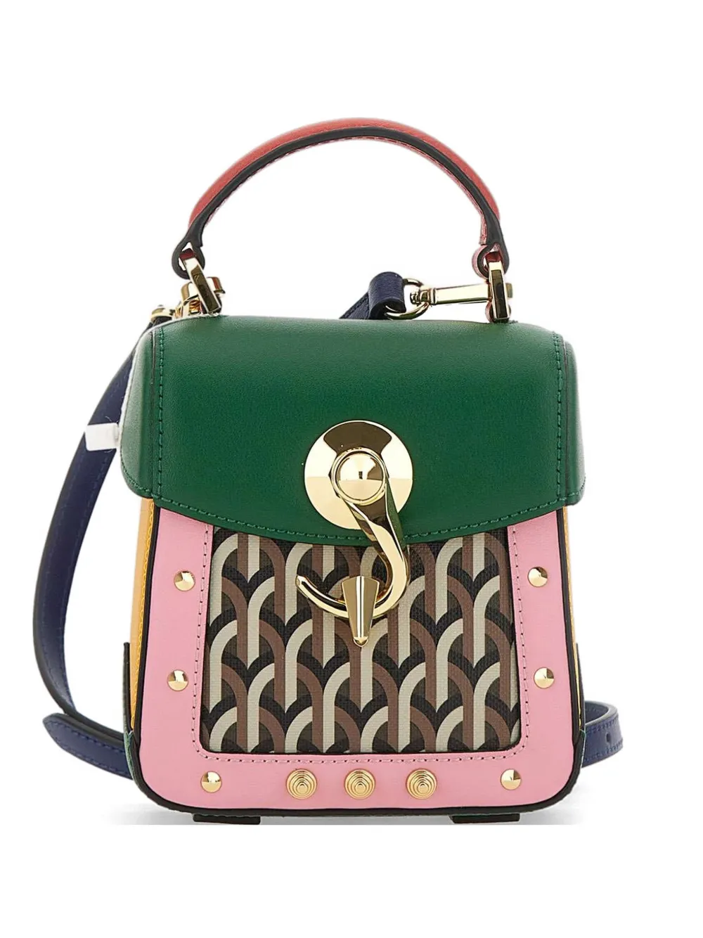 Dell'est mini Trunkino multi-colour tote bag - Verde