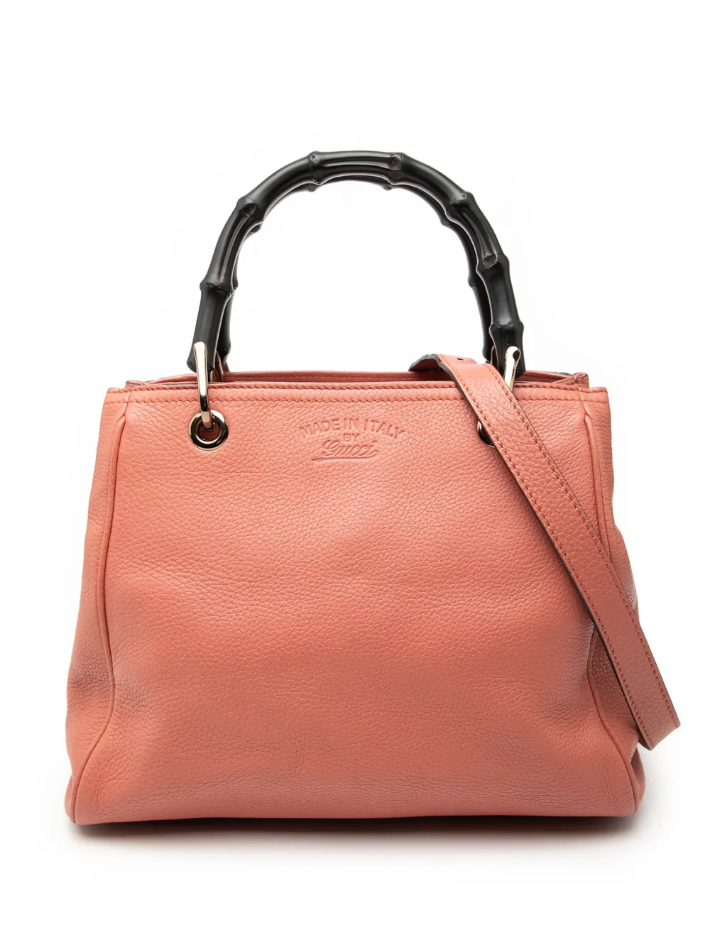 Gucci Pre-Owned 2000-2015 Small Calfskin Bamboo Shopper satchel - Rosa