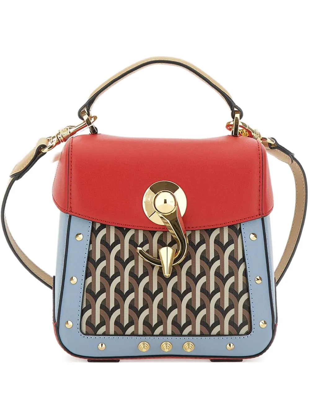 Dell'est small Trunkino tote bag - Blu