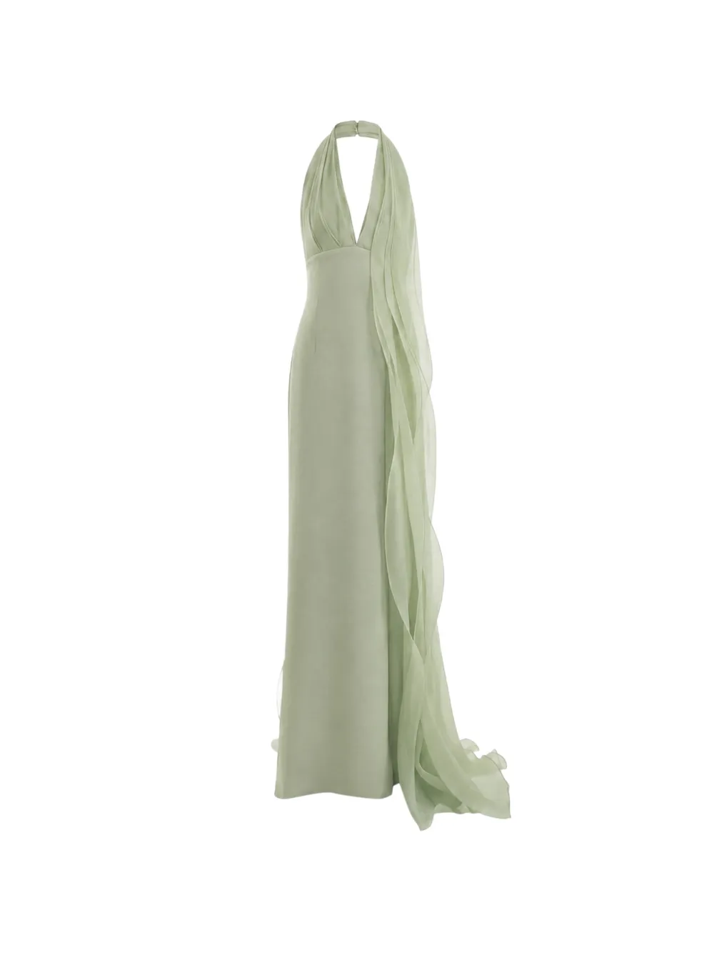 Gemy Maalouf draped halter-neck maxi dress