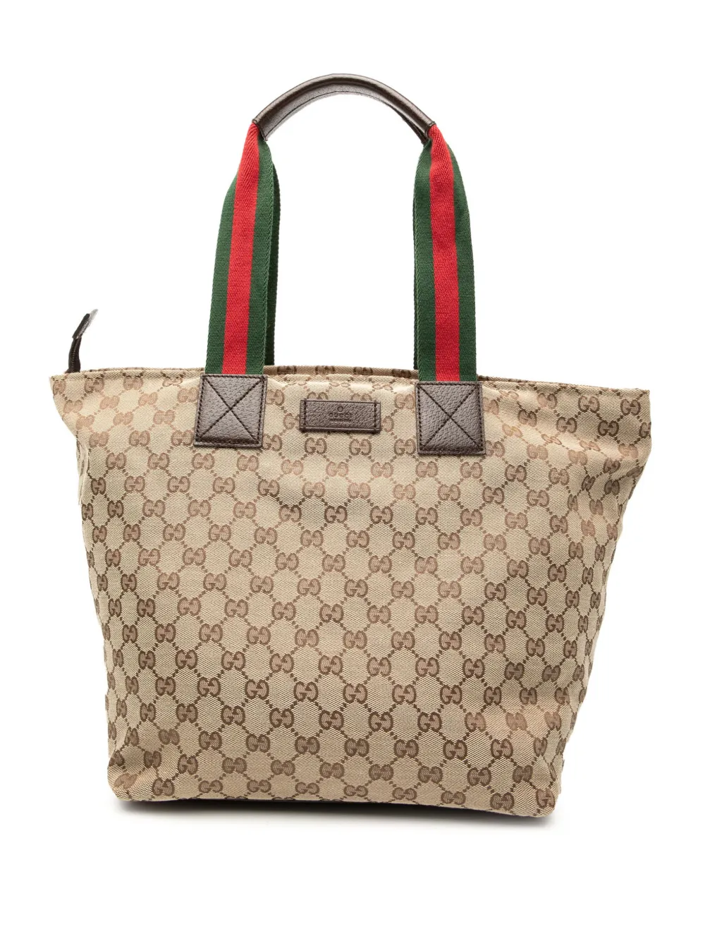 Gucci Pre-Owned 2000-2015 GG Canvas Web tote bag - Marrone