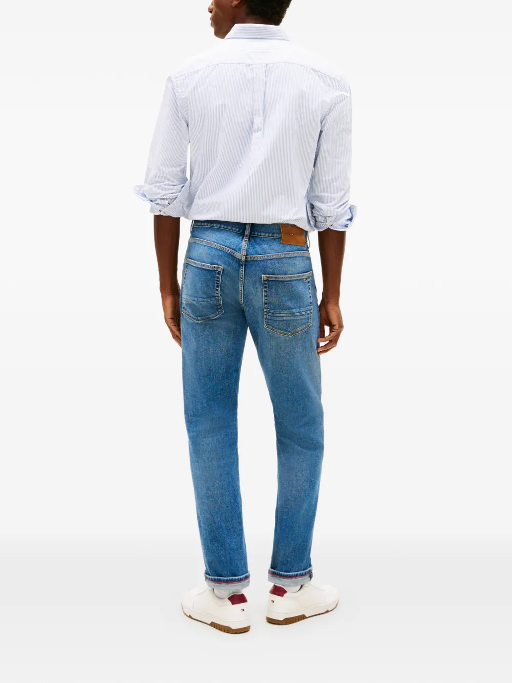 Tommy Hilfiger Denton jeans met vijf zakken Blauw