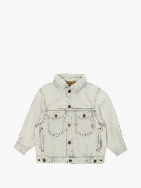 American Vintage Kids Spijkerjack met zakken en knopen