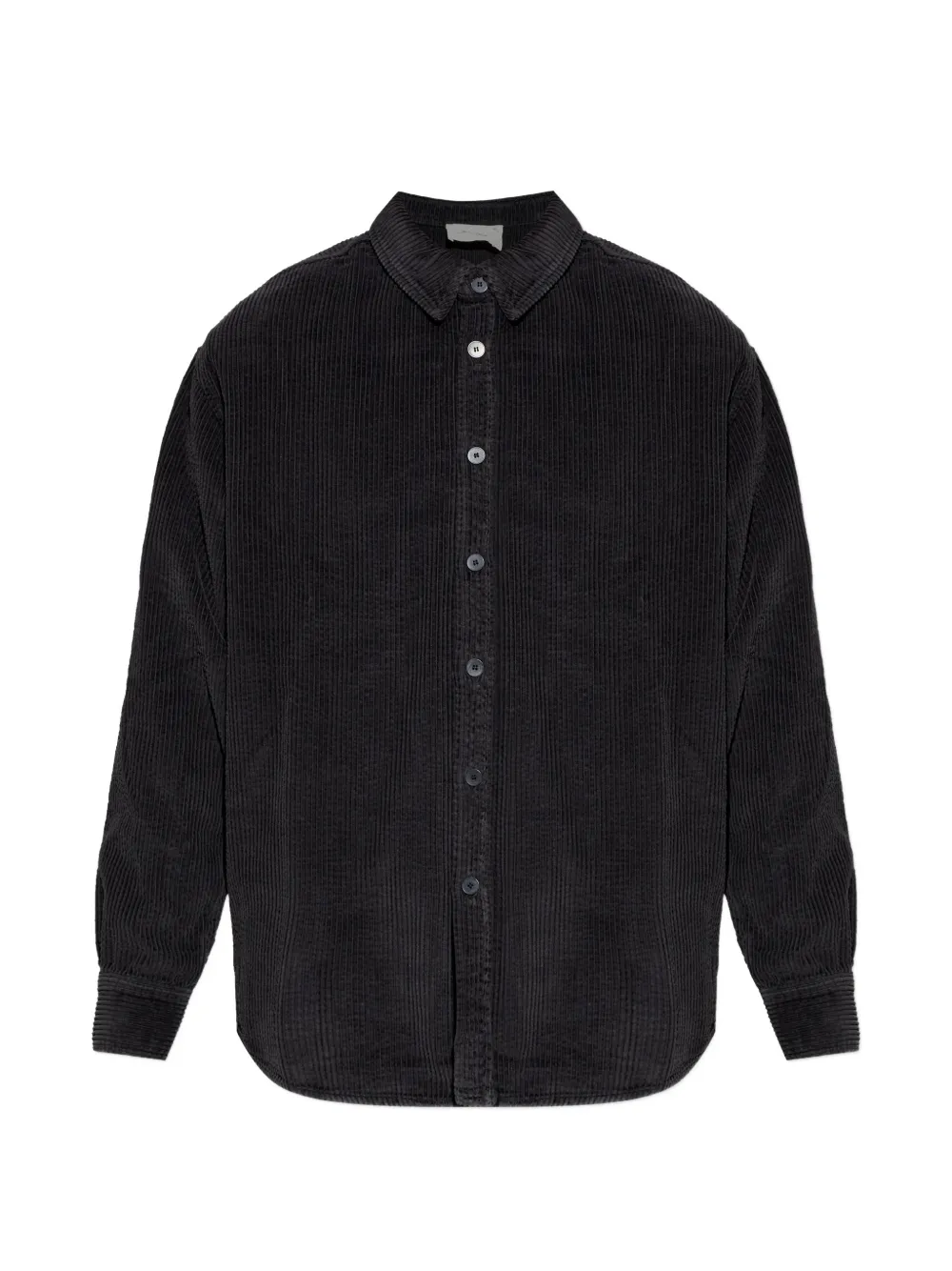 American Vintage Padow button-corduroy shirt - Schwarz