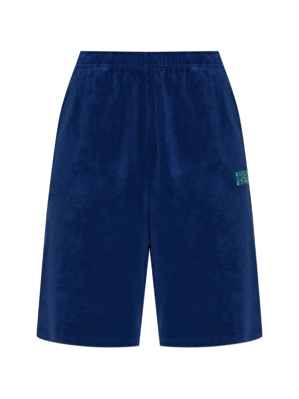 American Vintage embroidery shorts - Blau
