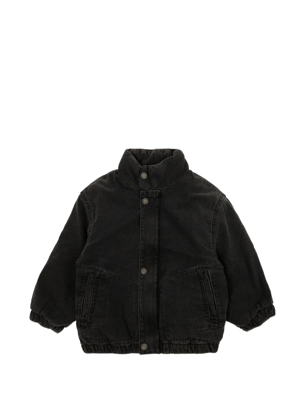 American Vintage Kids buttoned denim jacket - Nero