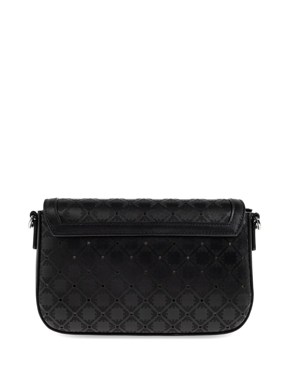 logo-pattern detachable strap cross body bag