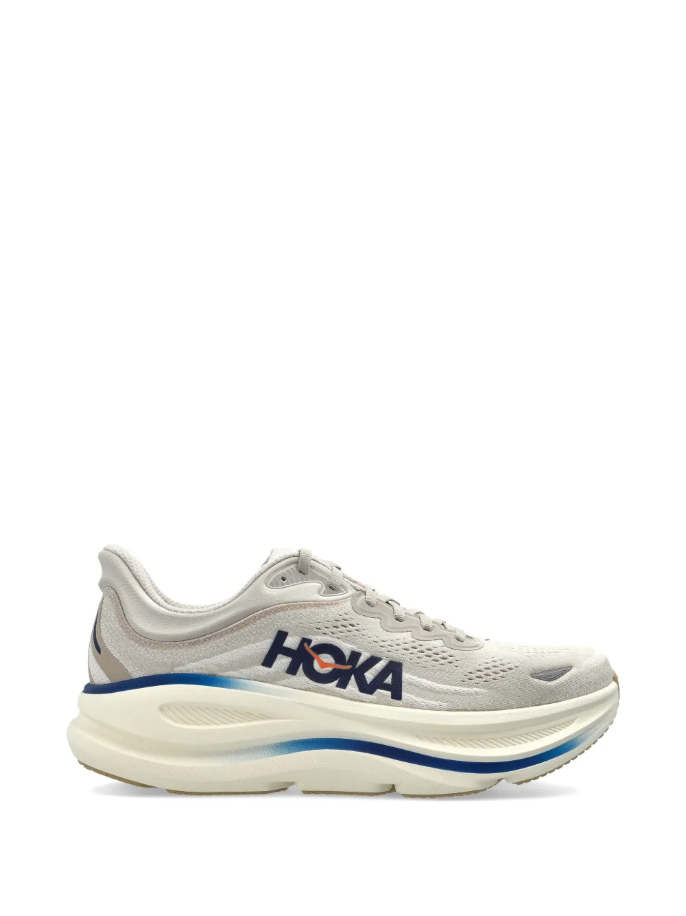 HOKA Bondi 9 sneakers met logo Beige