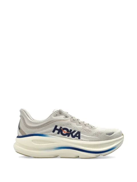 HOKA Bondi 9 logo webbing sneakers