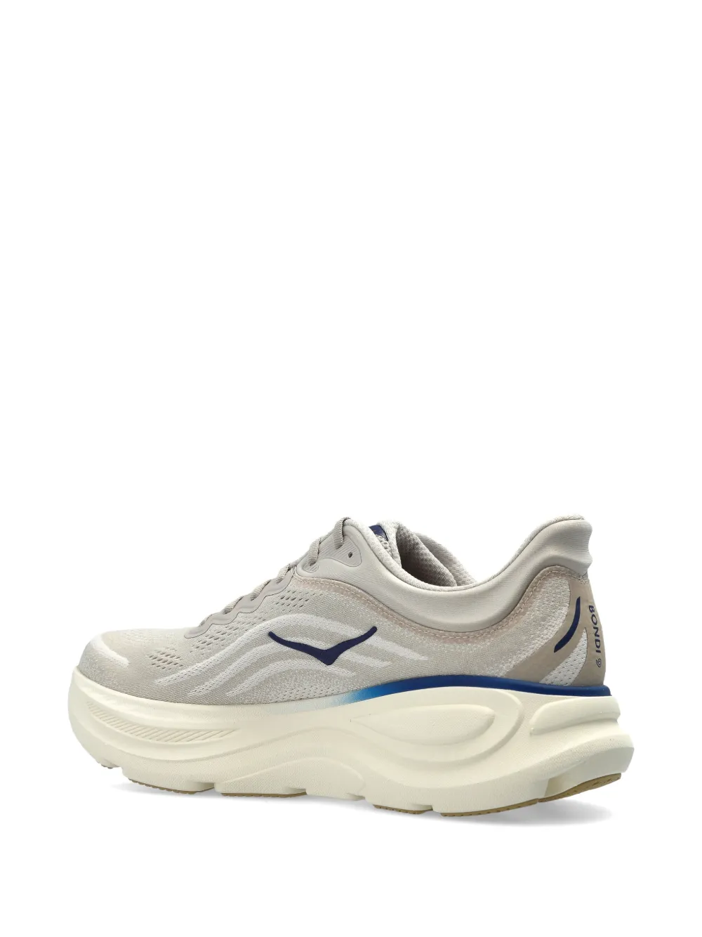 HOKA Bondi 9 sneakers met logo Beige