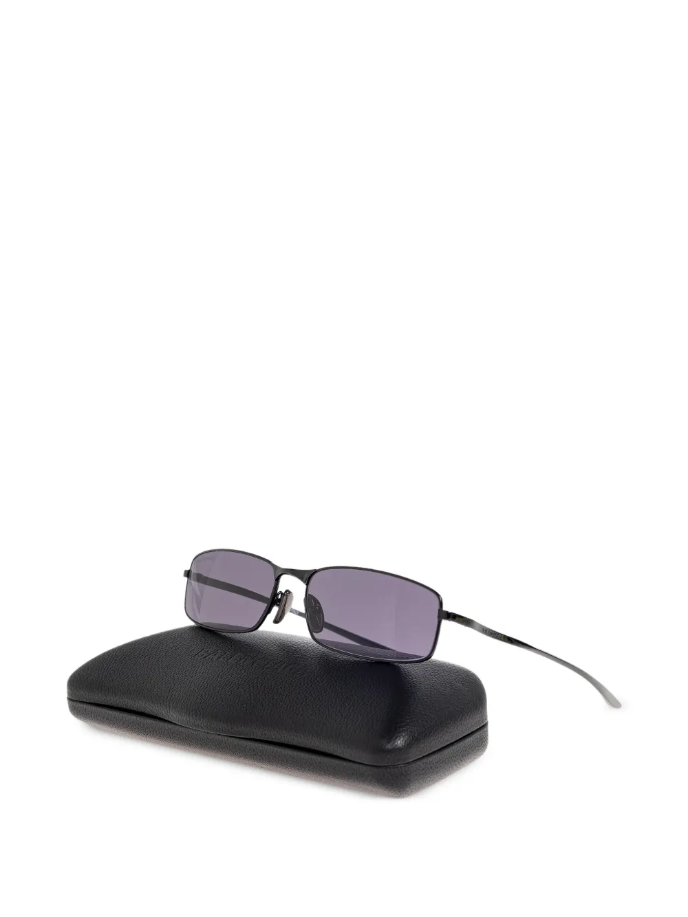 Balenciaga Eyewear Zonnebril met rechthoekig montuur Zwart