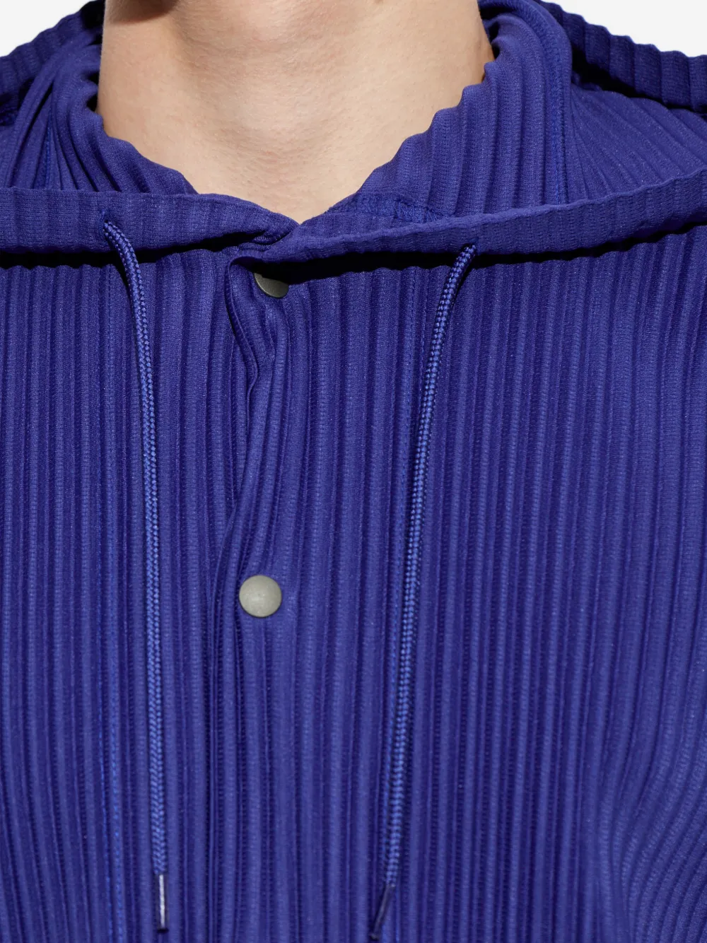 Homme Plissé Issey Miyake Geplooid jack Blauw