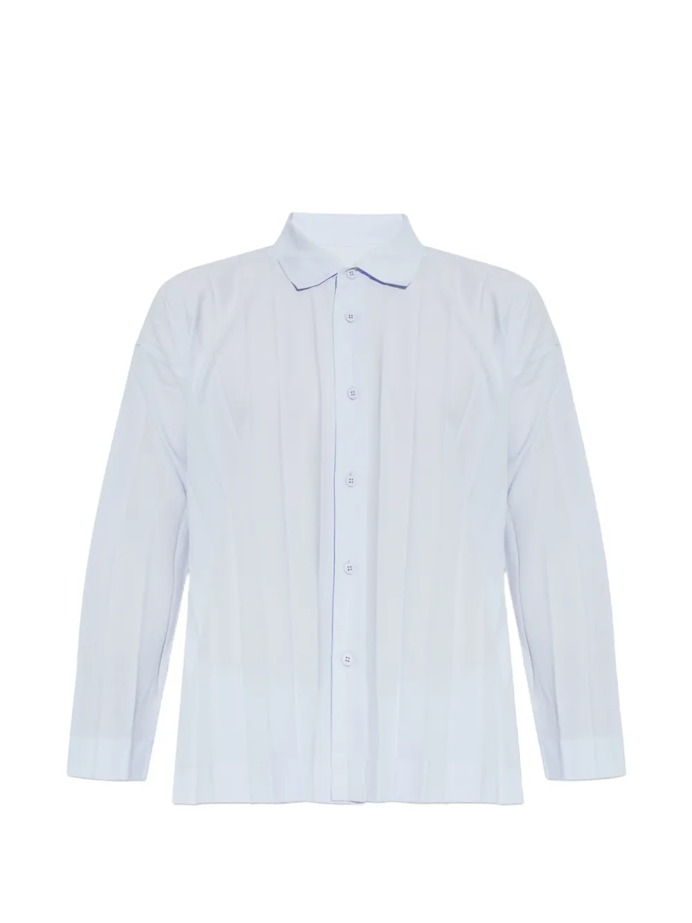 Homme Plissé Issey Miyake pleated shirt - Blu