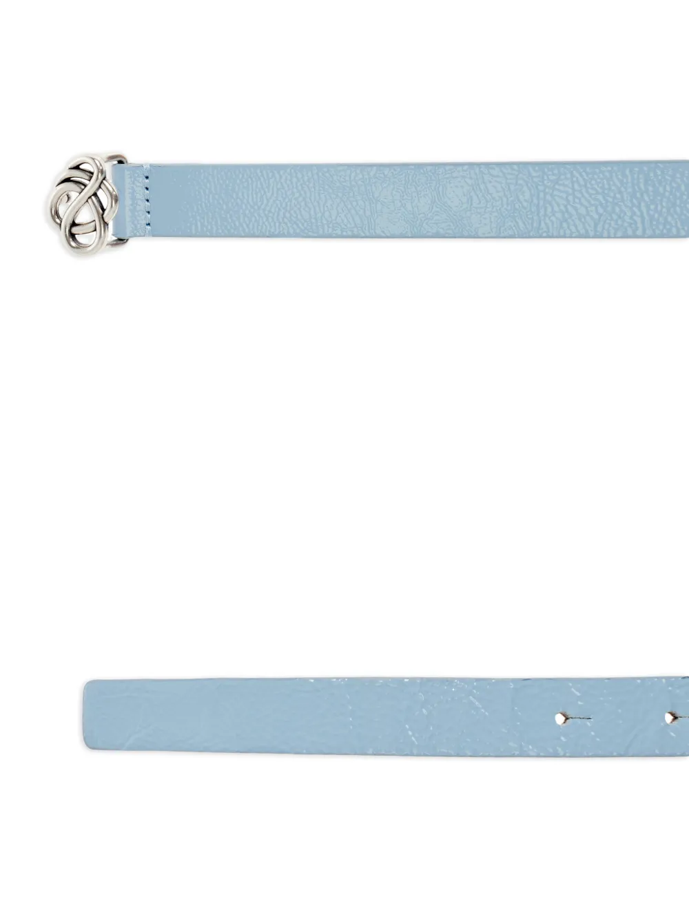  By Malene Birger Ouma Leather Belt - Blue 