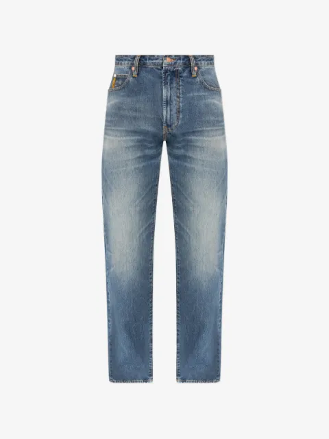 Emporio Armani jean à effet délavé