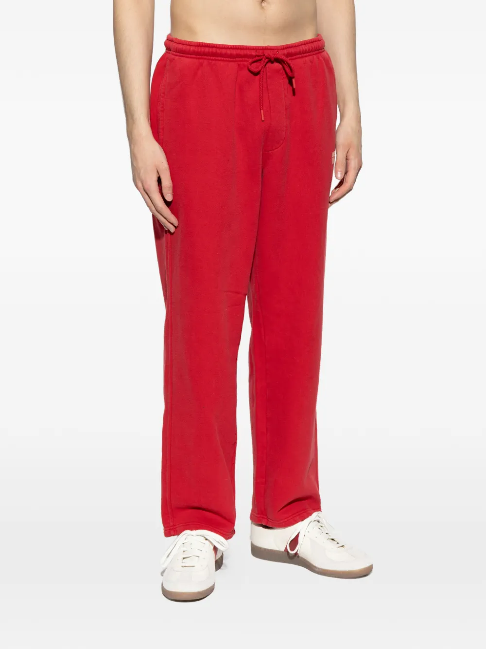 American Vintage Plizzy trainingsbroek met trekkoord Rood