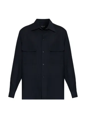 Balenciaga オーバーサイズ シャツ | ブラック | FARFETCH JP