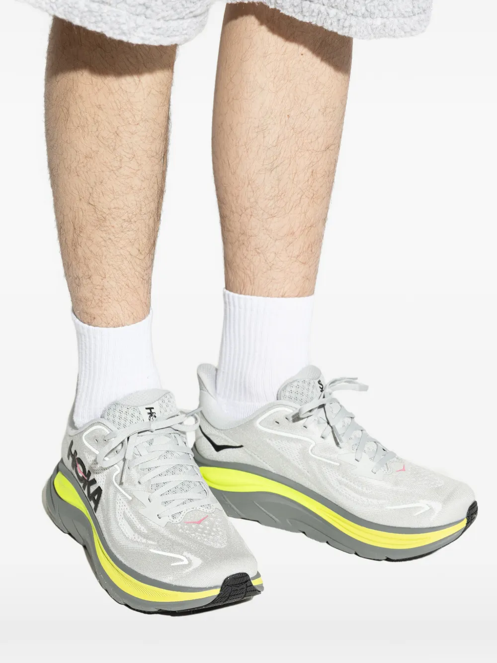 HOKA Clifton 10 sneakers Grijs