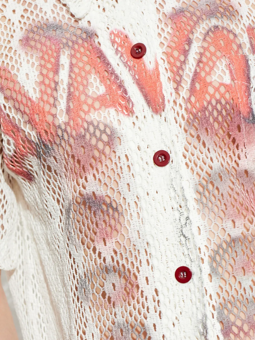 Mesh Button Shirt