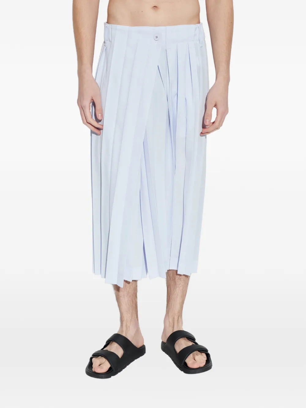Homme Plissé Issey Miyake Plooibroek met knopen Blauw