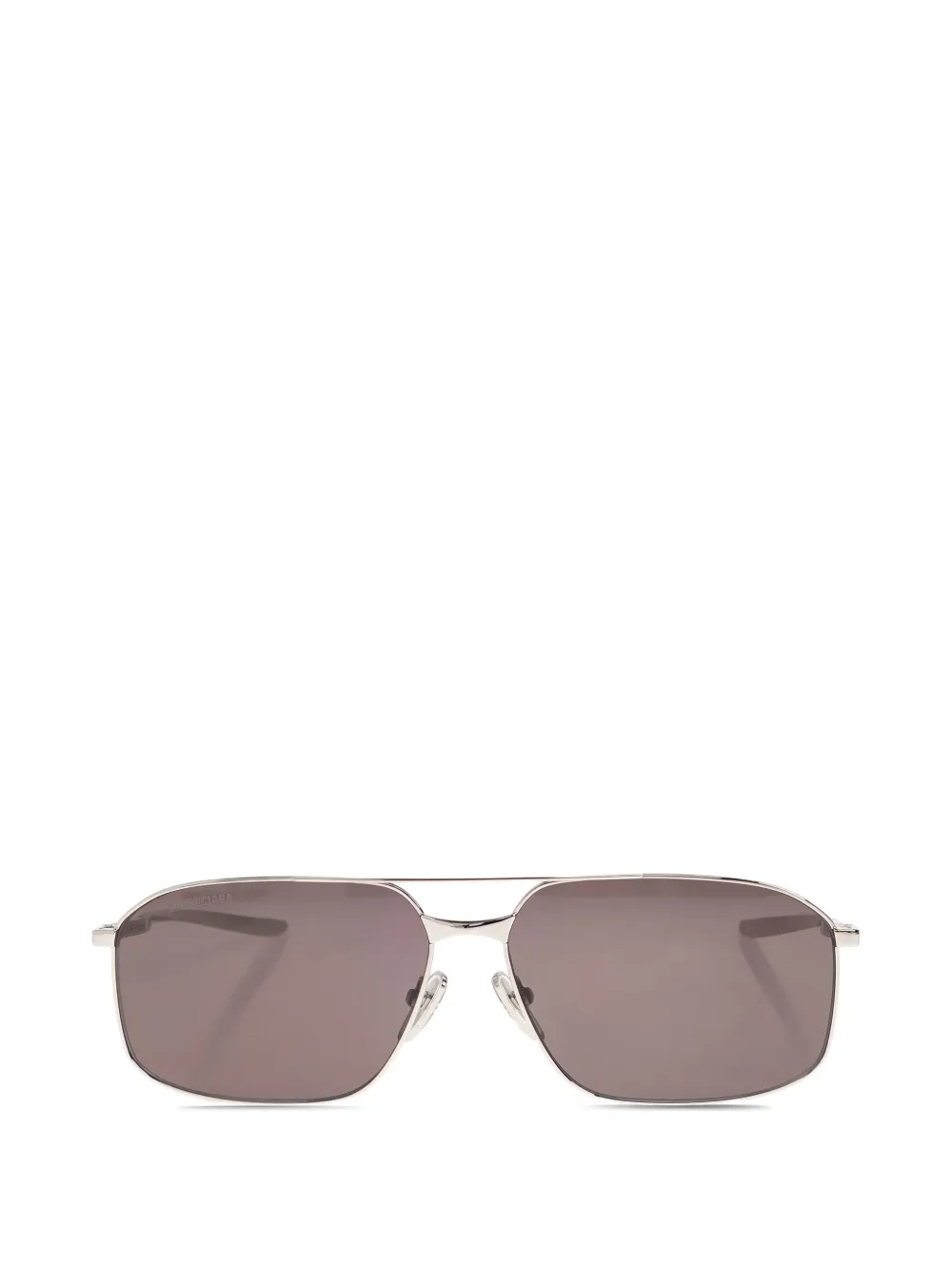 Balenciaga Eyewear rectangle-frame sunglasses - Silber