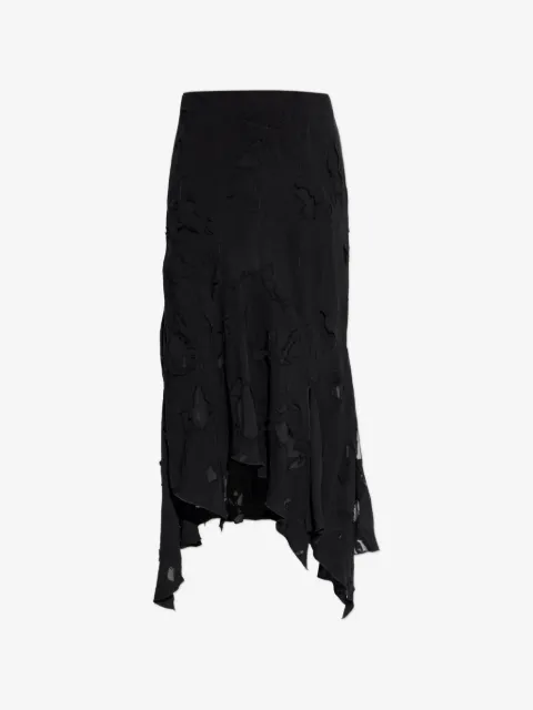 AVAVAV minijupe en jean à franges