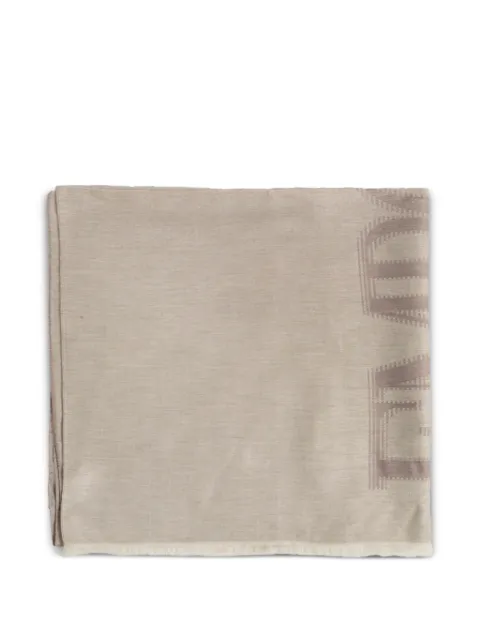 Emporio Armani logo-jacquard scarf