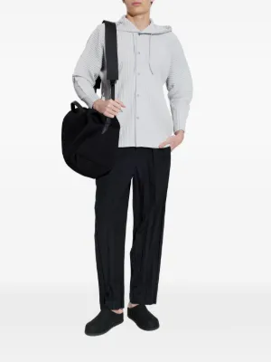 Homme Plissé Issey Miyake メンズ フーデッドジャケット通販 - FARFETCH