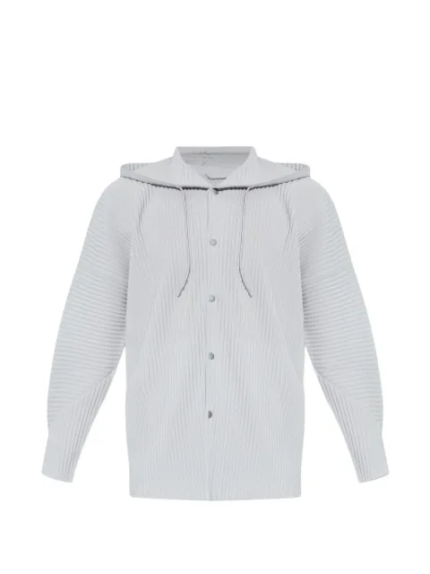 Homme Plissé Issey Miyake hooded pleated jacket