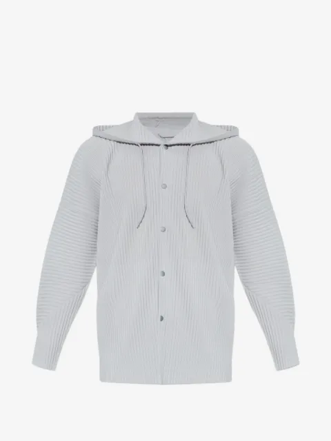 Homme Plissé Issey Miyake hooded pleated jacket