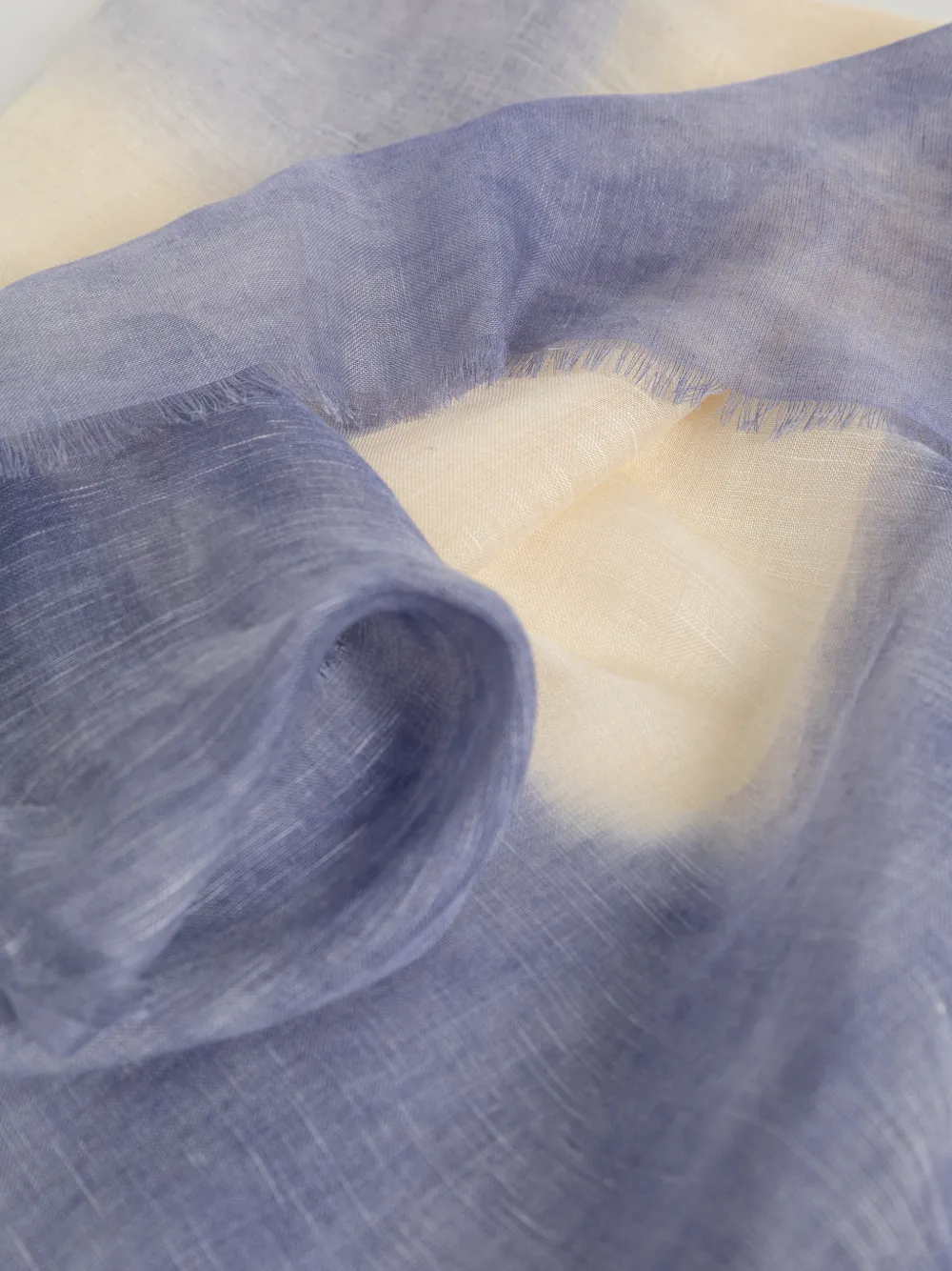 Emporio Armani Sjaal met vervaagd effect Blauw