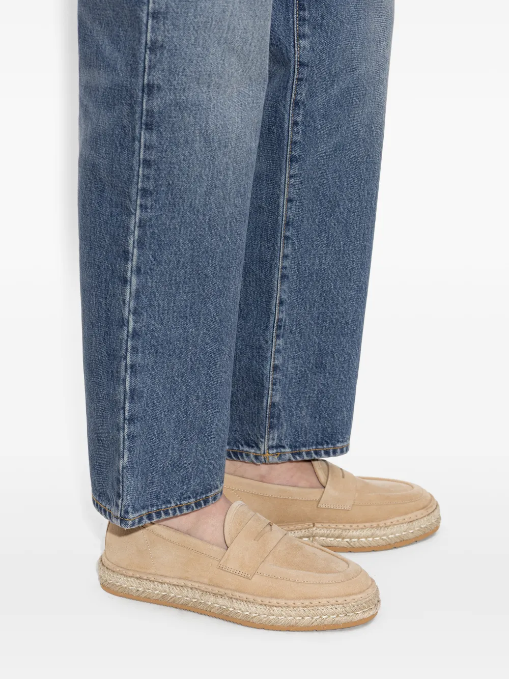 Giorgio Armani Suède espadrilles Beige