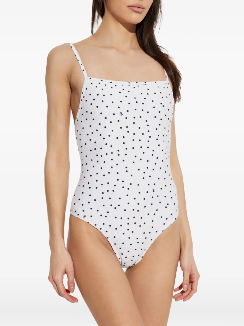  By Malene Birger Astrid Polka-dot Swimsuit - White 