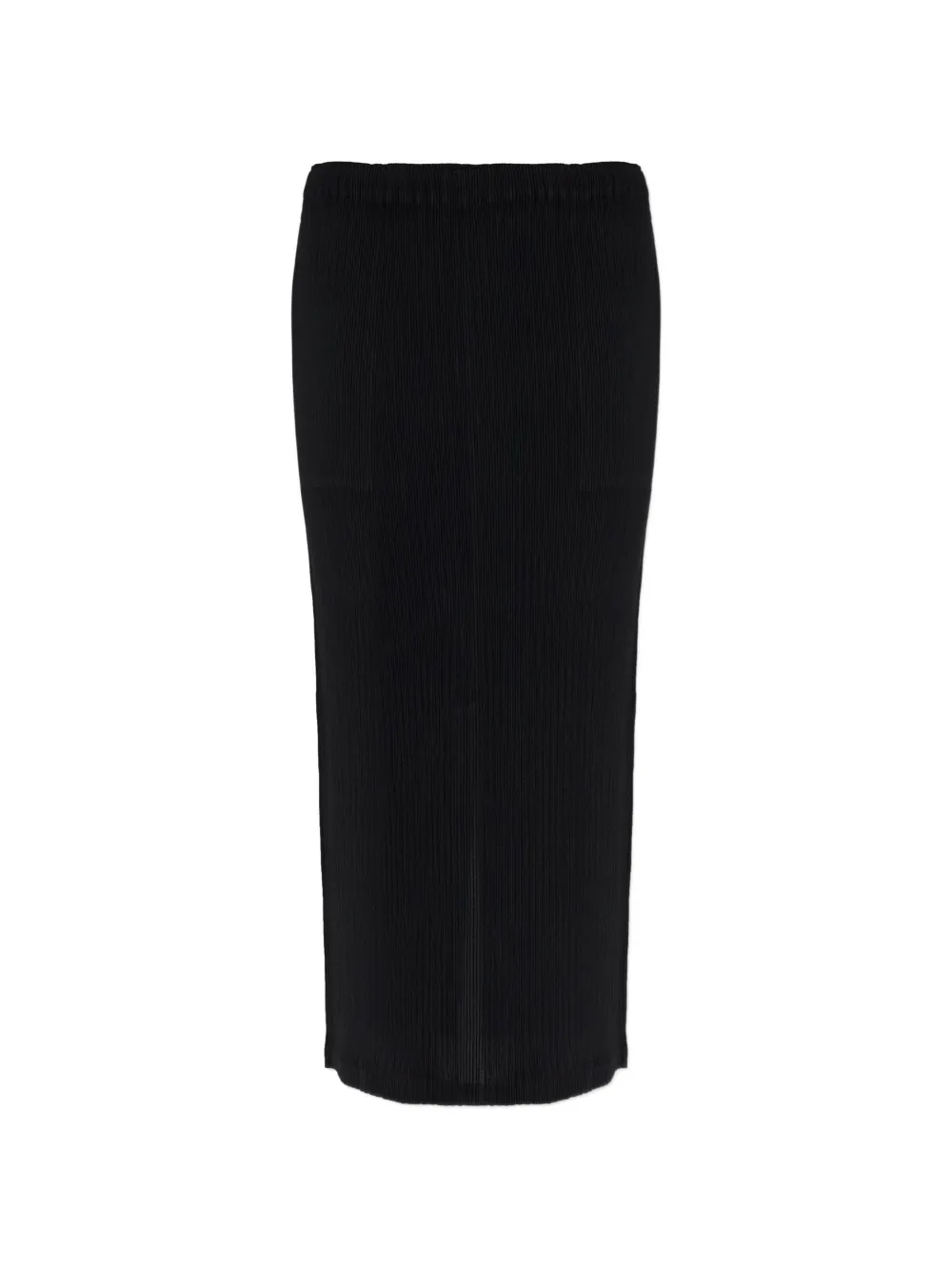 Issey Miyake pleated long-lenght skirt - Nero