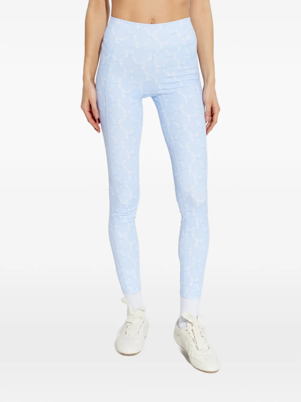  Loveshackfancy Bow Pattern Legging - Blue 