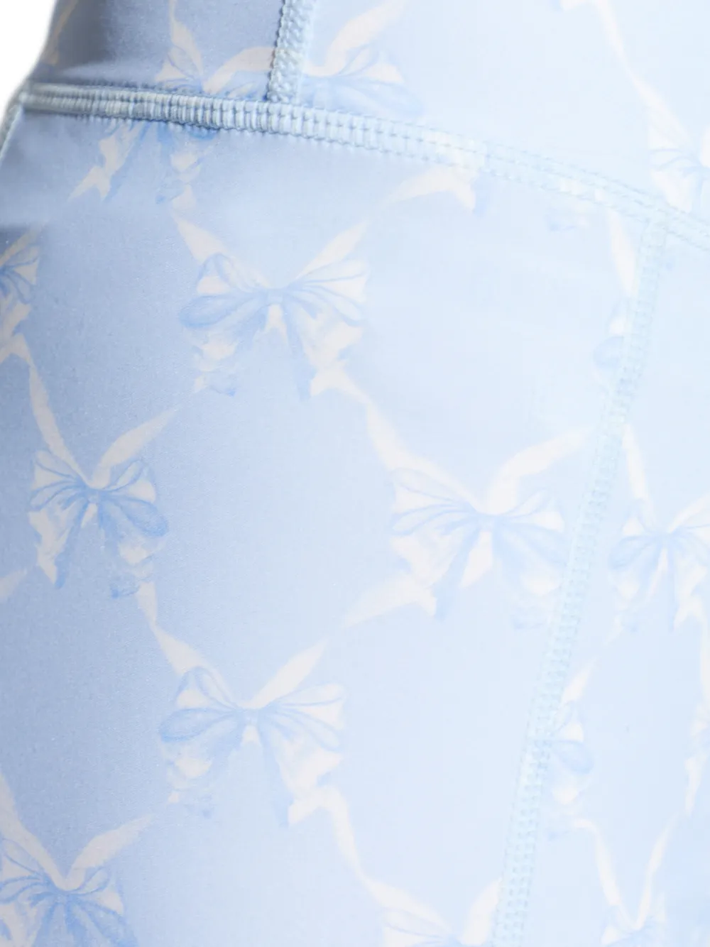 LoveShackFancy Legging met strikpatroon Blauw