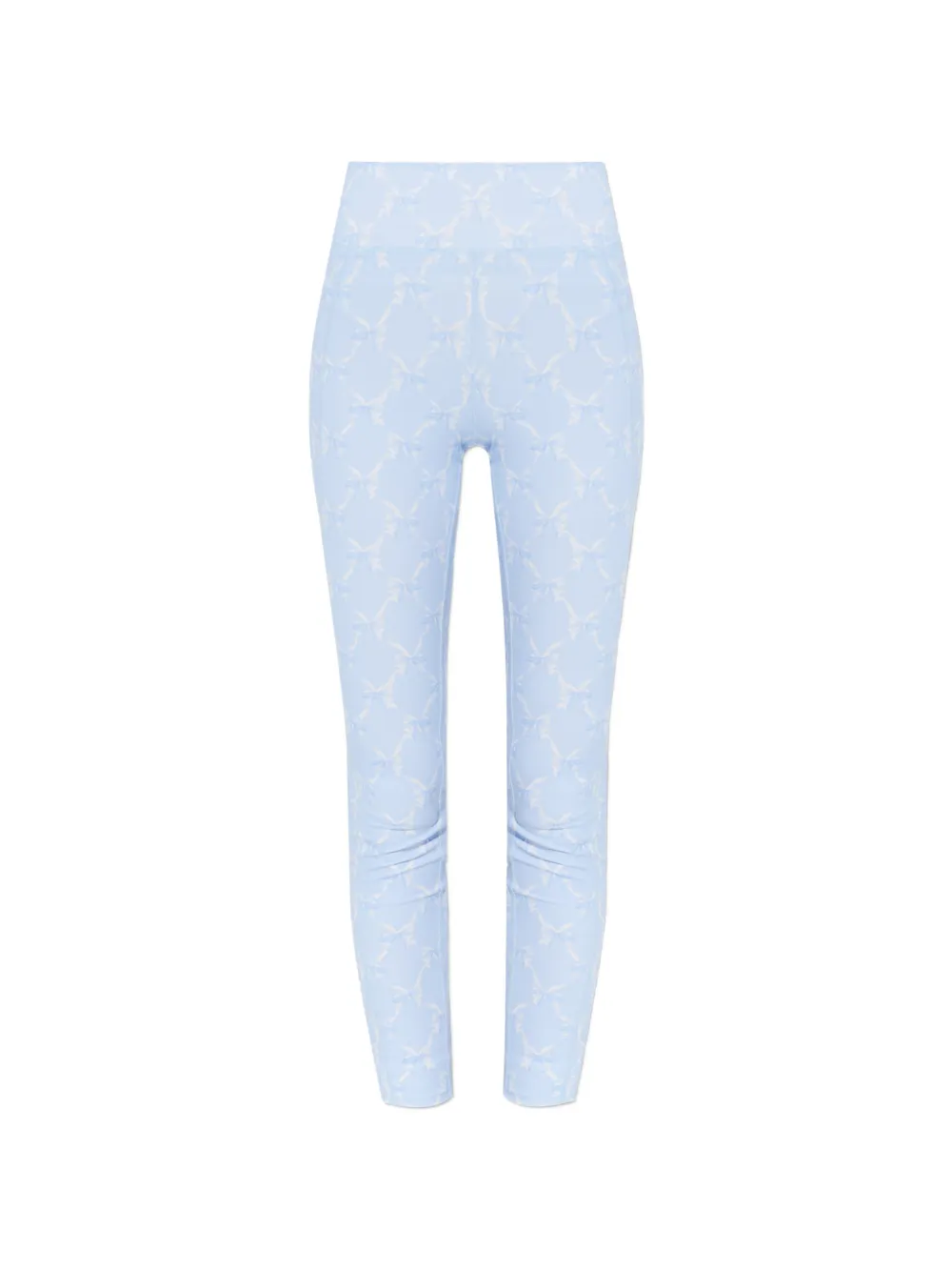 LoveShackFancy bow pattern legging - Blu