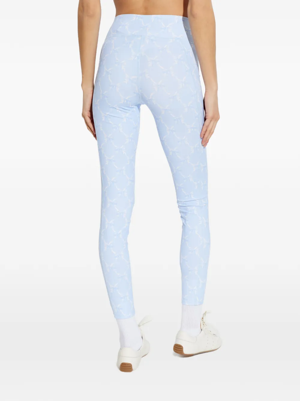 LoveShackFancy Legging met strikpatroon Blauw