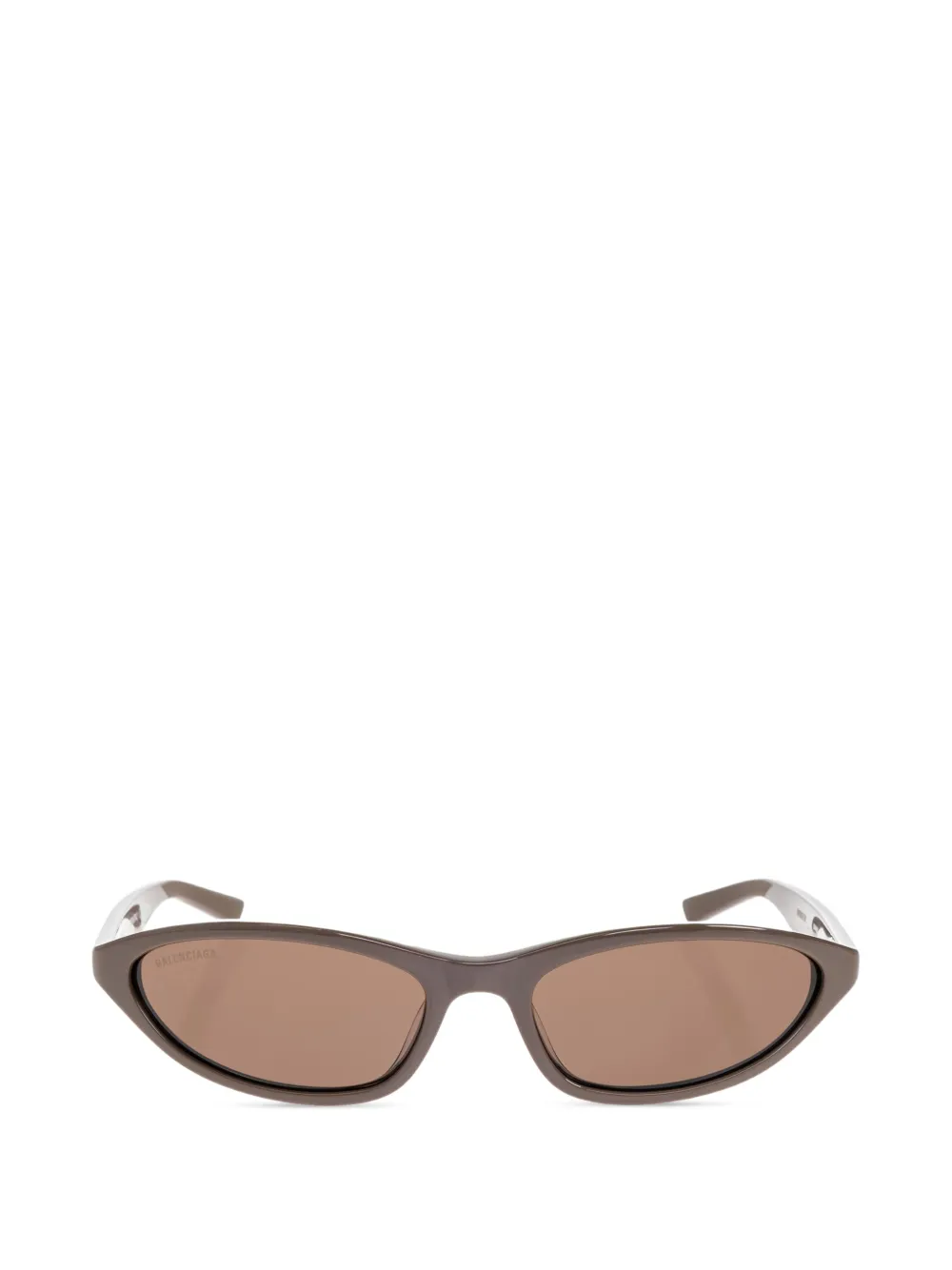 Balenciaga Eyewear oval-frame sunglasses - Marrone