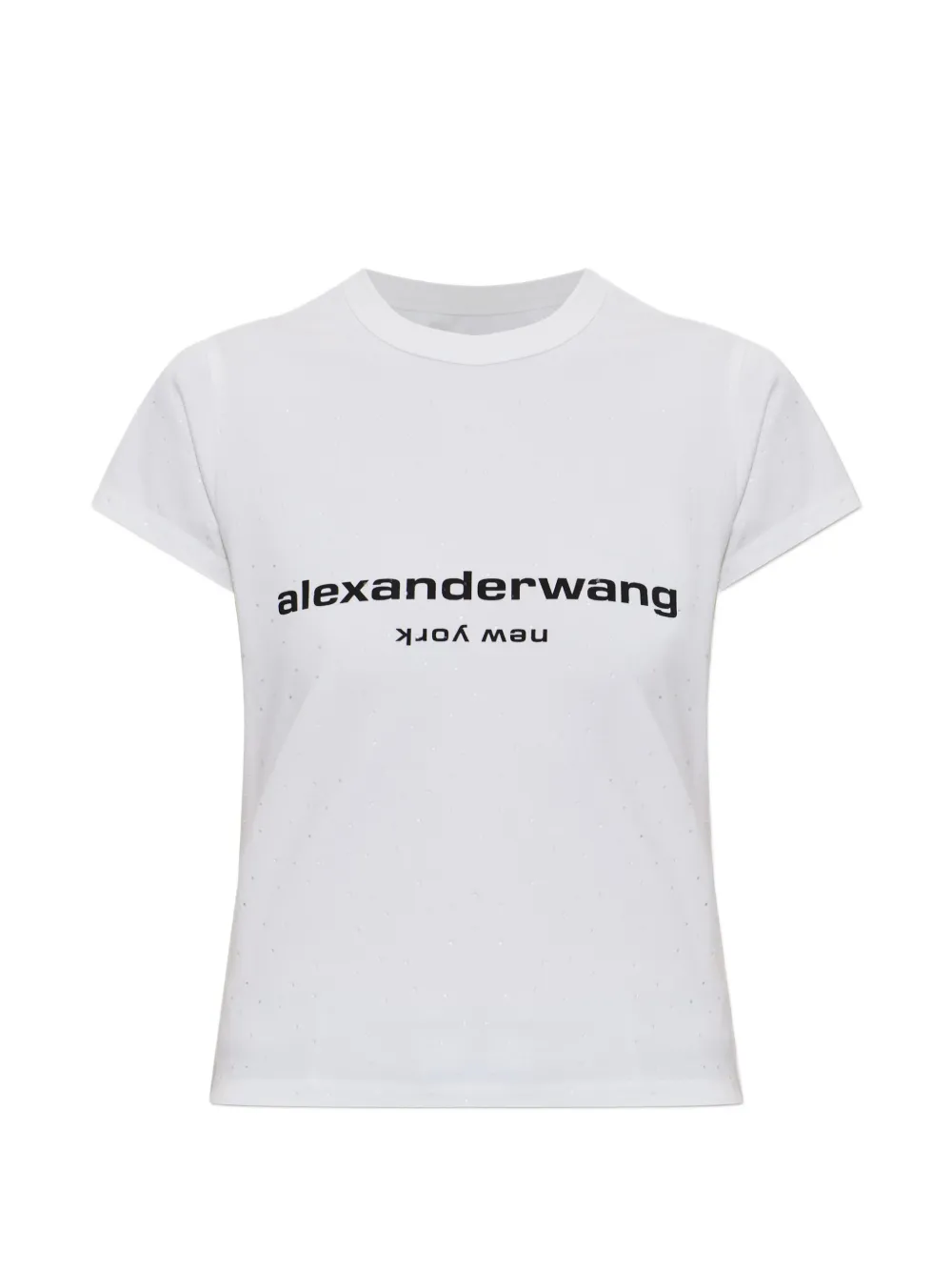 Alexander Wang lettering cotton T-shirt - Bianco