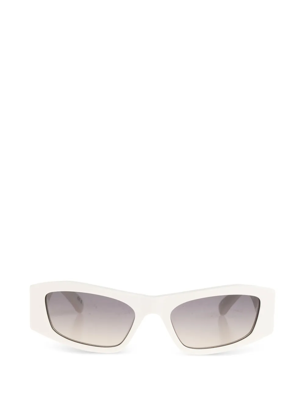 Balenciaga Eyewear rectangle-frame sunglasses - Bianco