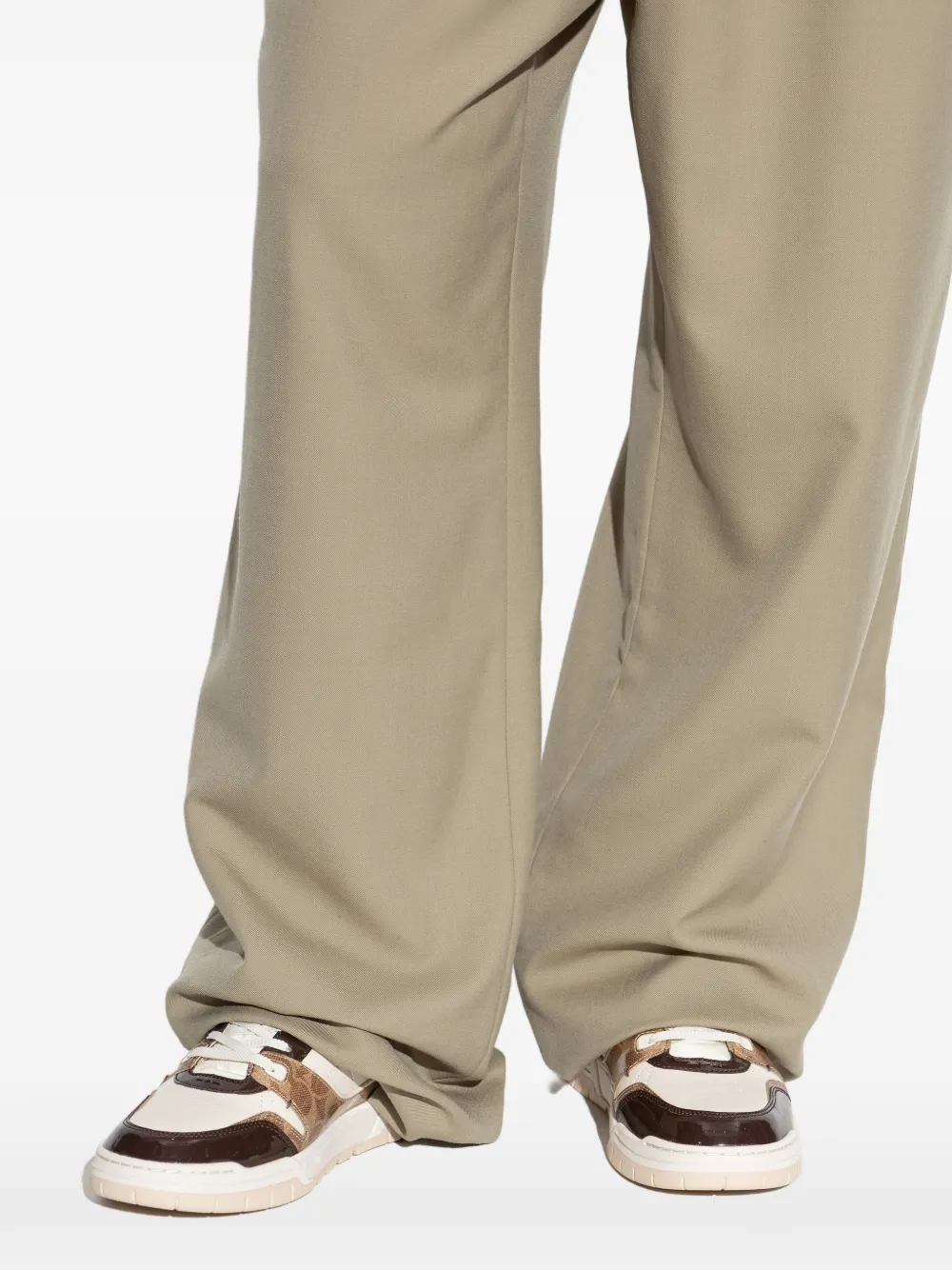 Coach Sneakers met logo Beige