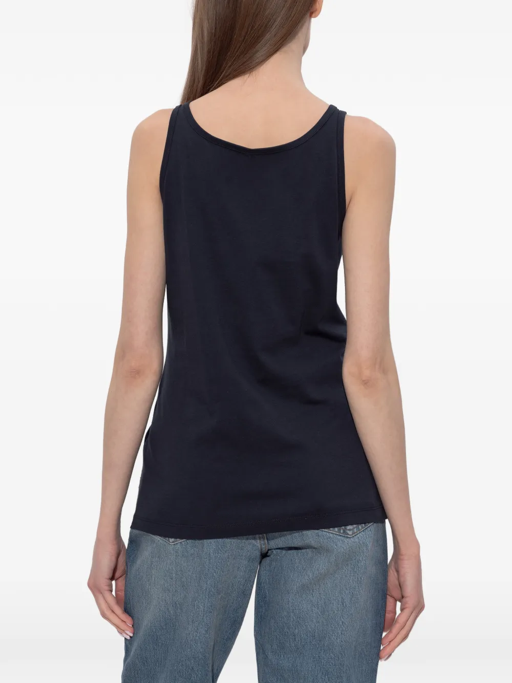 Emporio Armani Tanktop met logoprint Blauw