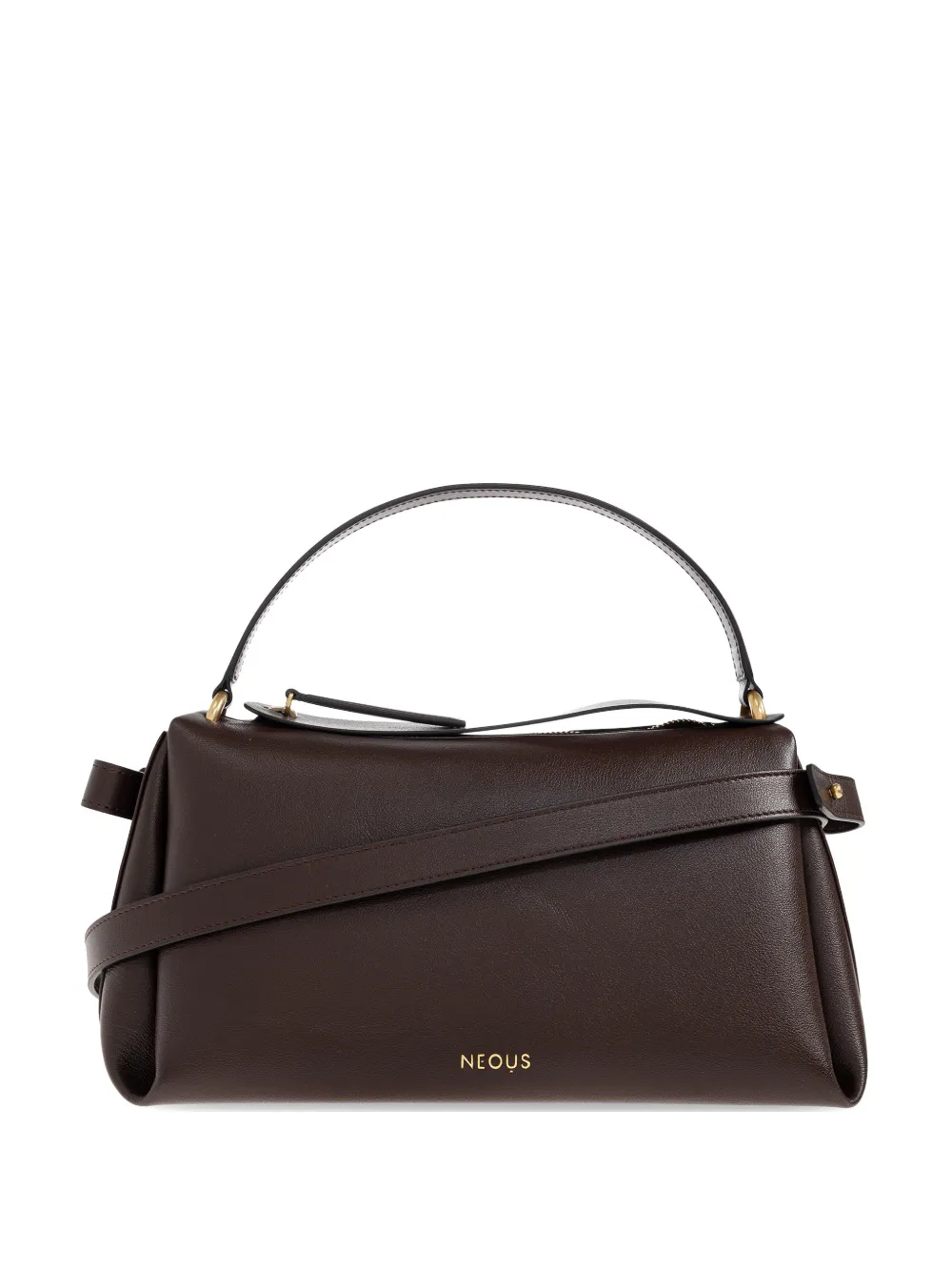 NEOUS Scorpius leather tote bag - Marrone