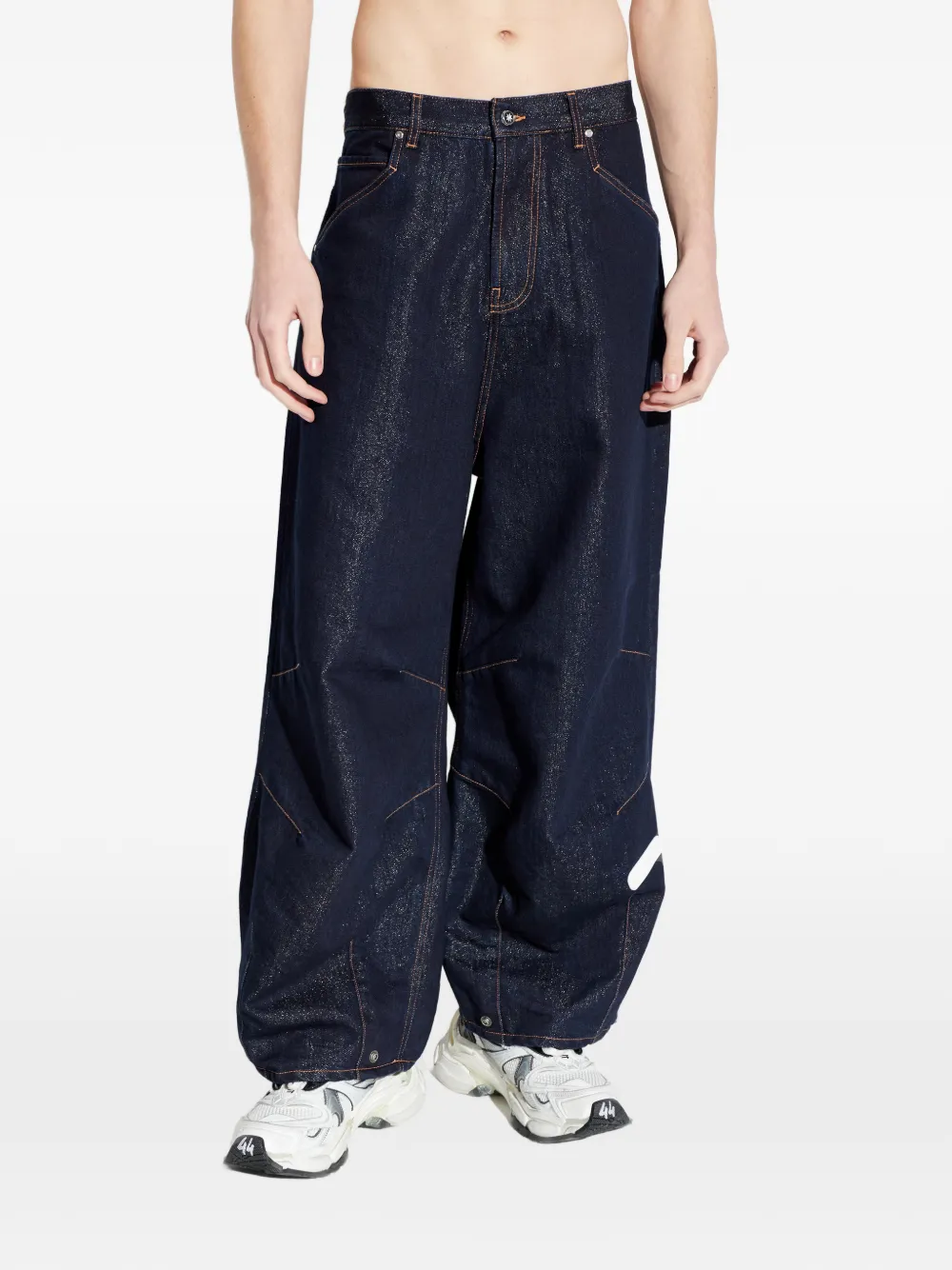  Pdf Embroidered Jeans - Blue 