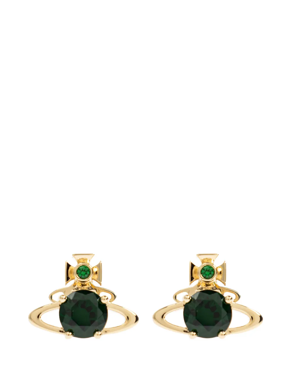 Vivienne Westwood Reina Stud Earrings In Metallic