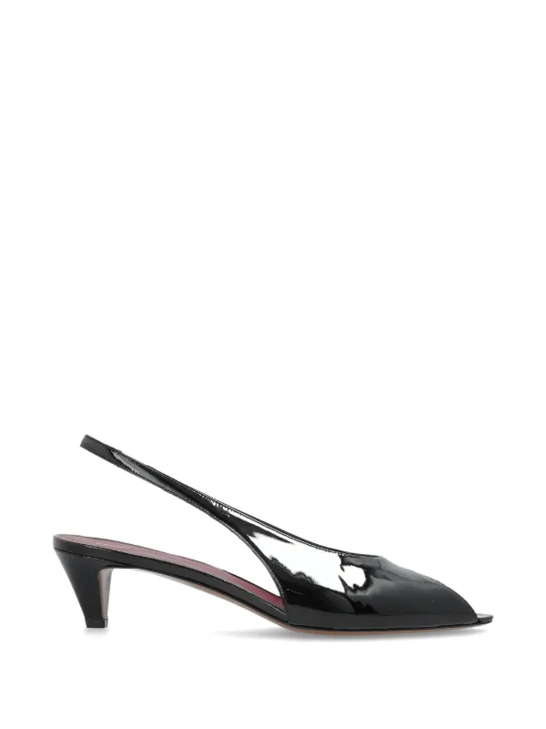 Neous Hamal Peep-toe Slingback Pumps in Black