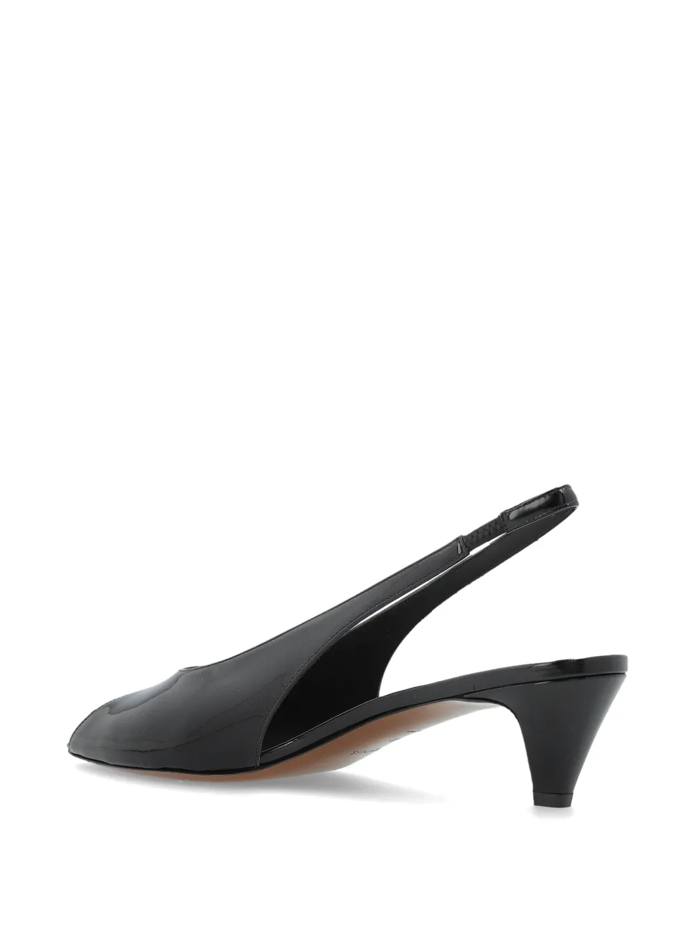 NEOUS Hamal slingback pumps met open neus Zwart